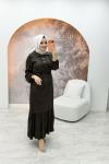 Nazen Elbise Kahverengi