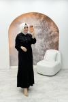 Nazen Elbise Siyah