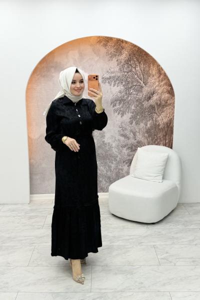 Nazen Elbise Siyah