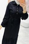 Nazen Elbise Siyah