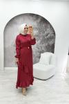 İsabella Elbise Kırmızı