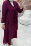 Tasarım İthal Elbise Fuşya