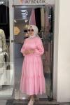 Alisya Elbise Pembe