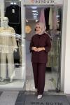 Delina Takım Bordo