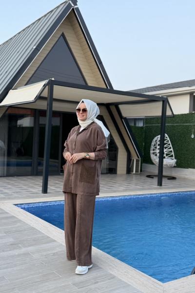 Hifa Takım Kahverengi