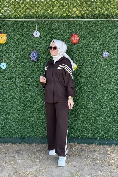 Selin Spor Takım Kahverengi