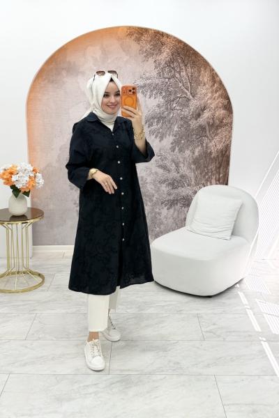 İthal Keten Kap Siyah