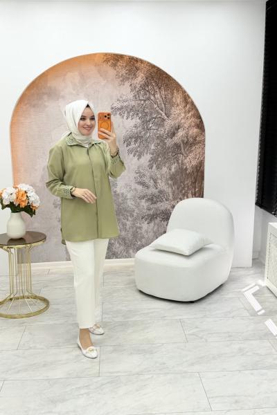 Masal Gömlek Yeşil