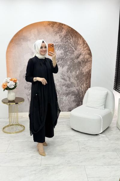 Eylül Üçlü Takım Siyah