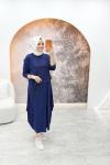 Levin İkili Elbise Lacivert