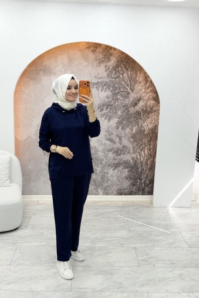Begüm Takım Lacivert
