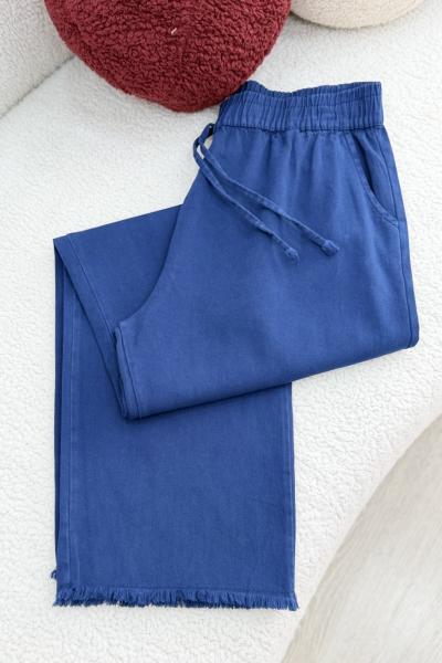 Püskül Tensel Pantolon Lacivert