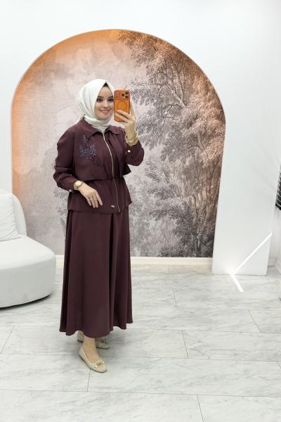 Özlem Etekli Takım Mürdüm