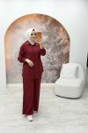 Salin Kot Takım Bordo