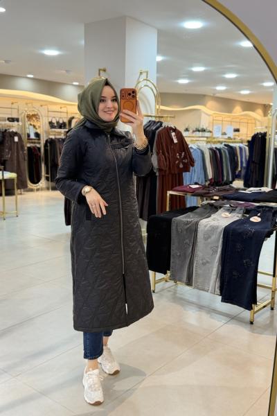 Mevsimlik Sıla Kap Siyah