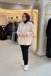Angora Ceket Krem