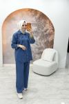 Denim Takım Mavi
